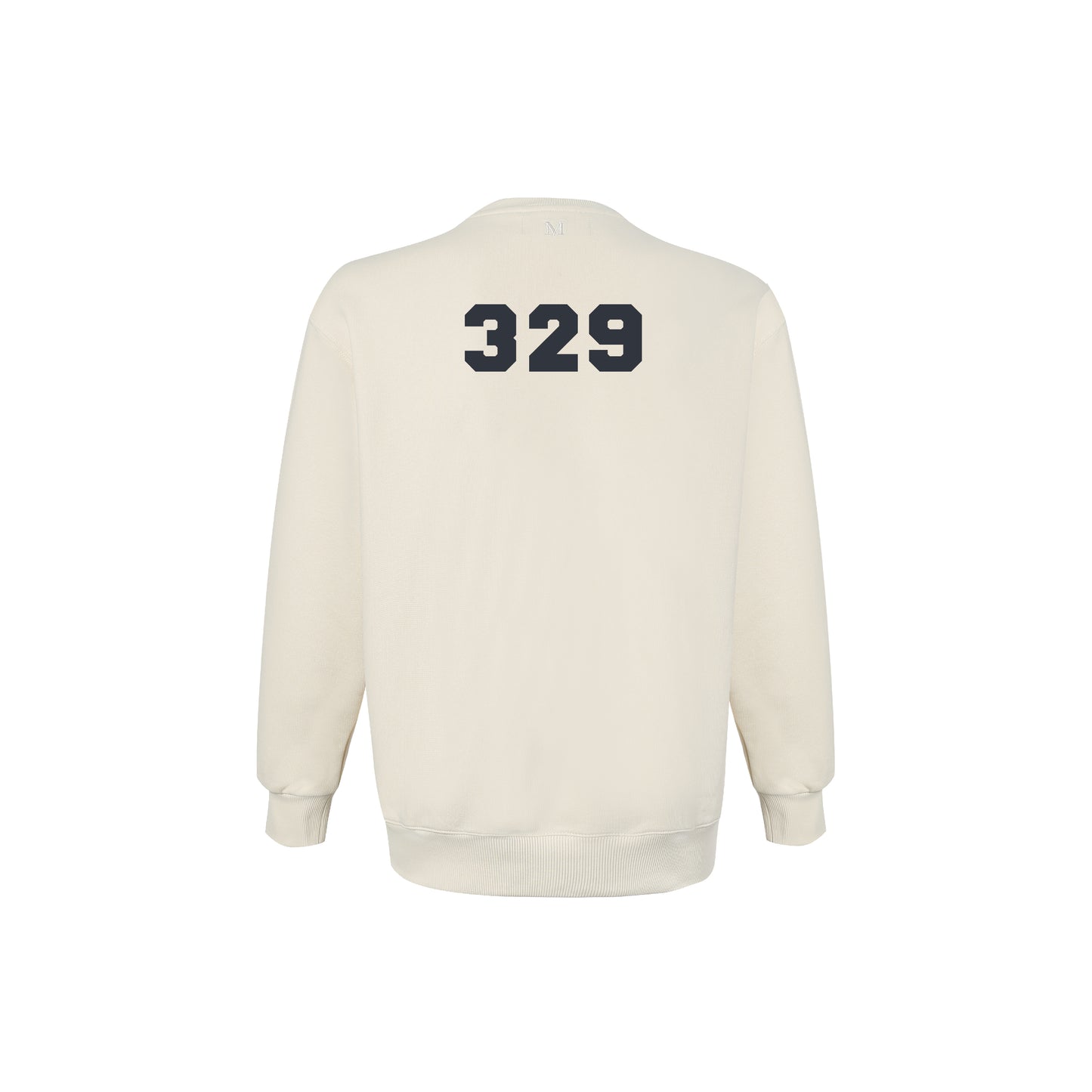 329 NUMBER PRINT SWEATSHIRT