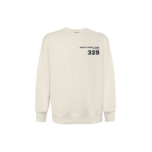 329 NUMBER PRINT SWEATSHIRT