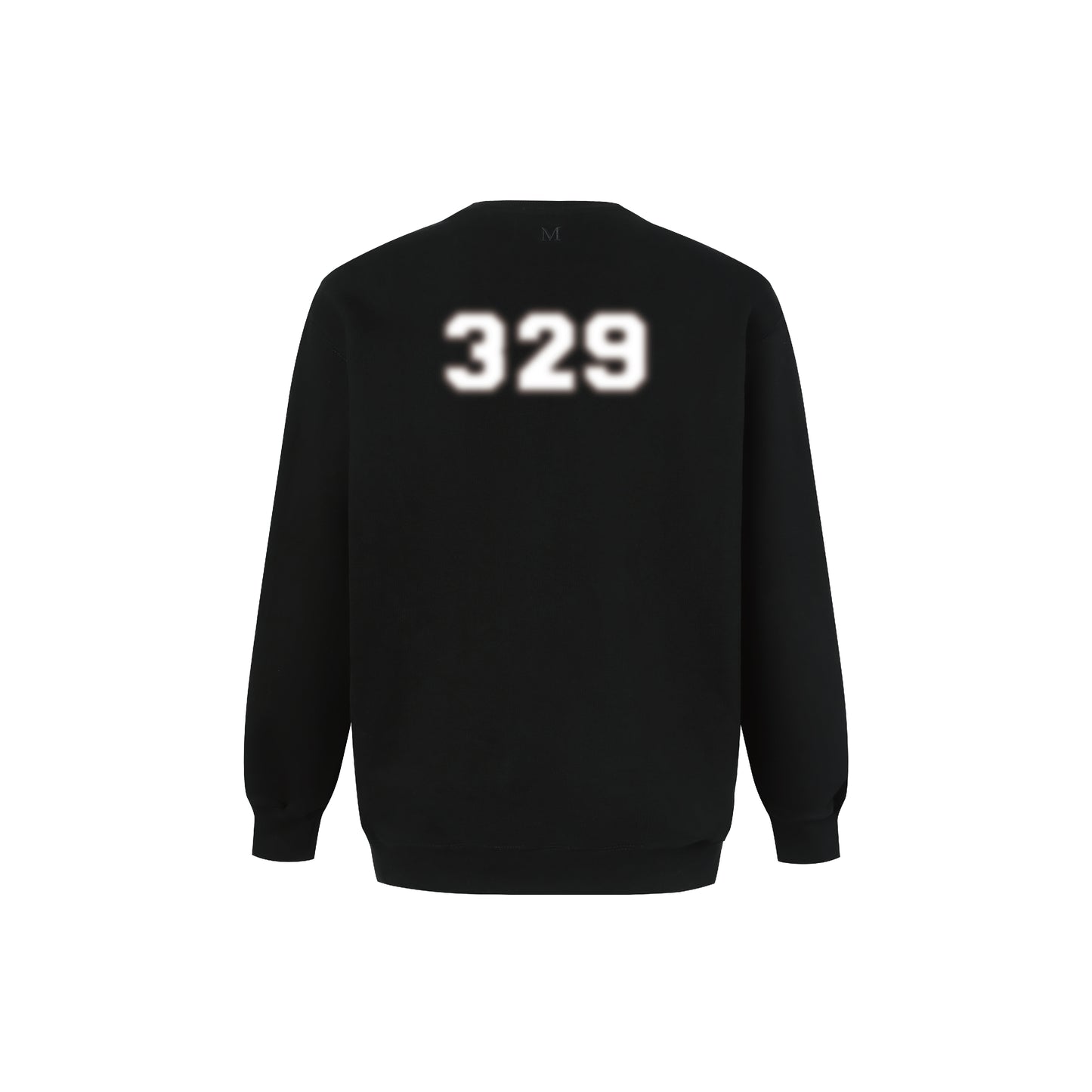 329 NUMBER PRINT SWEATSHIRT